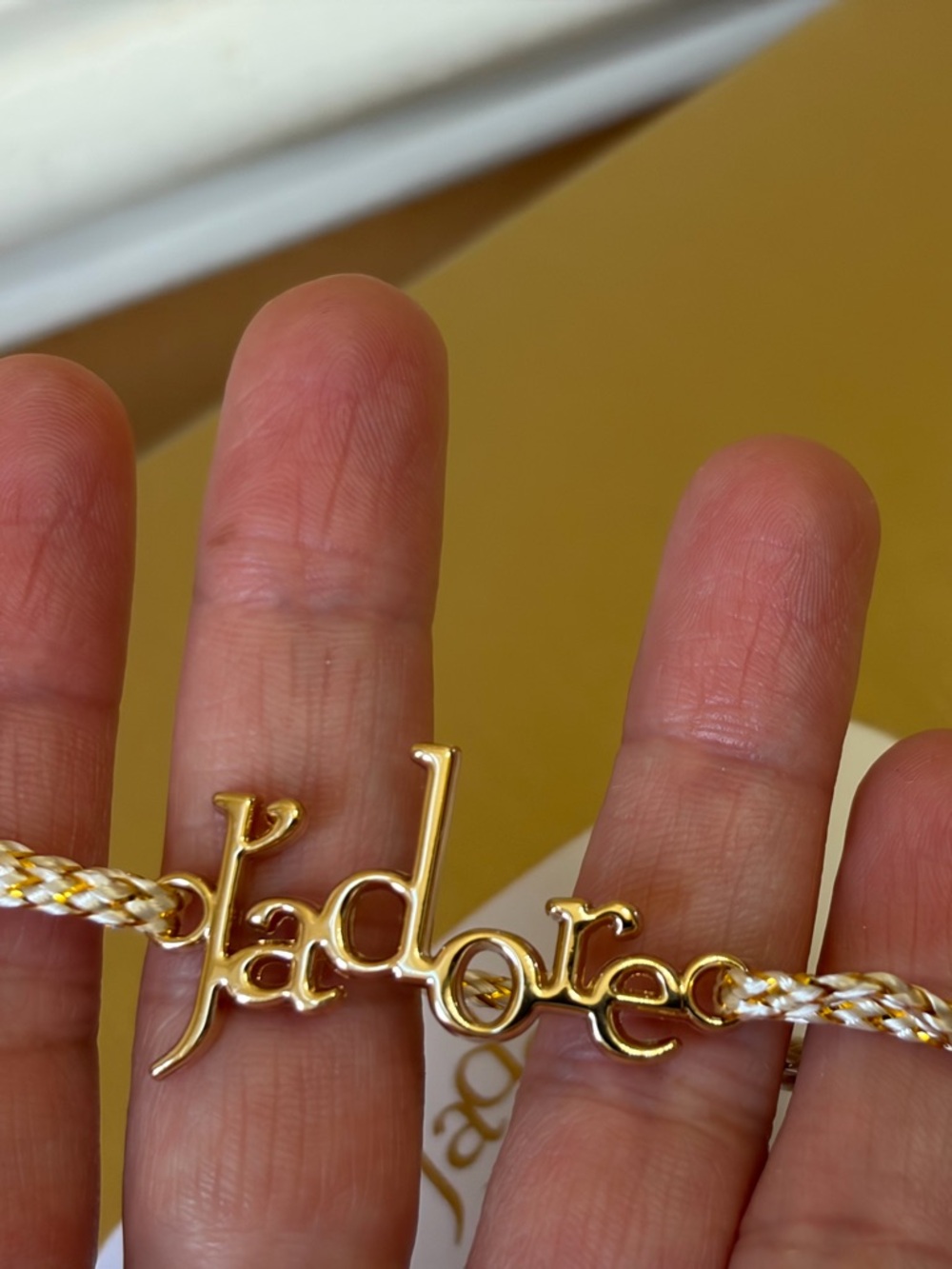 Dior cord Bracelet - Picture 5 of 11